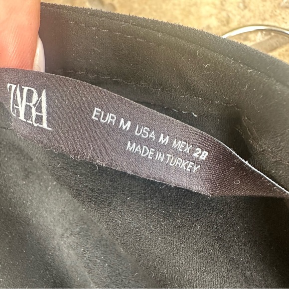 Zara Faux Suede Romper - Picture 5 of 6